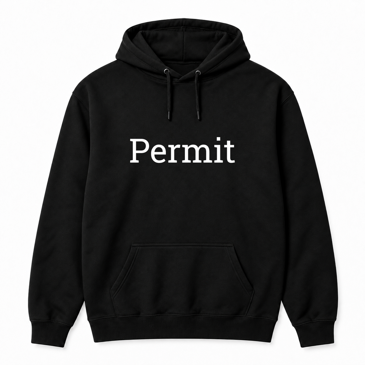 Permit Hoodie in black