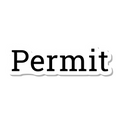 Permit die-cut sticker