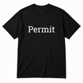 Permit T-Shirt in black