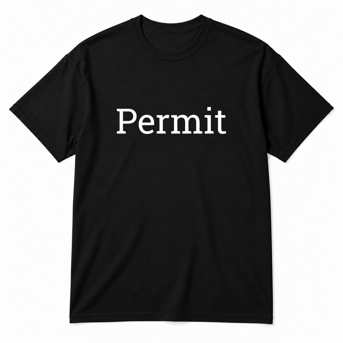 Permit T-Shirt in black