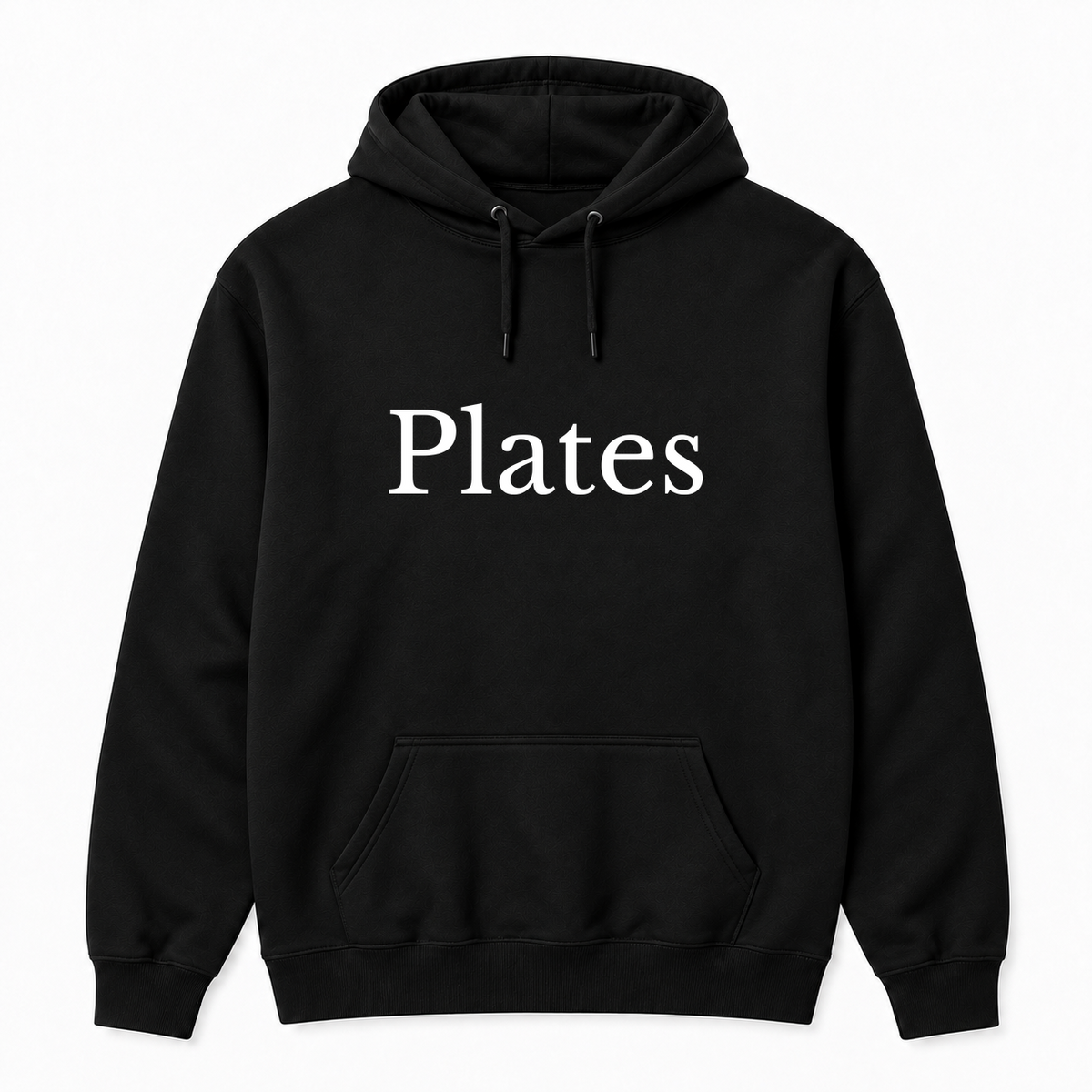 Plates Hoodie in black