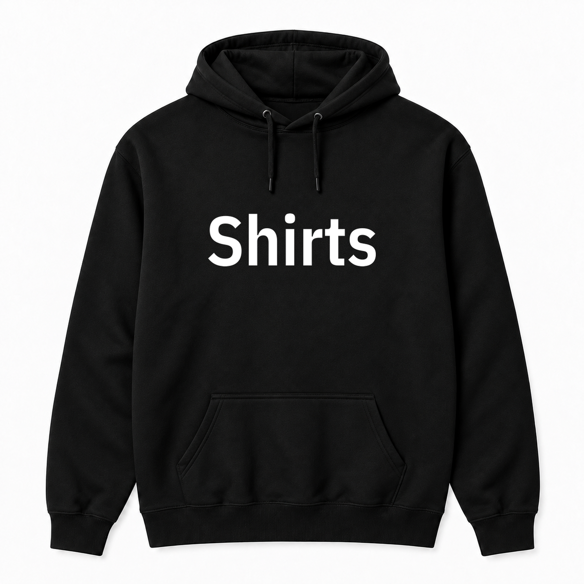 Shirts Hoodie in black