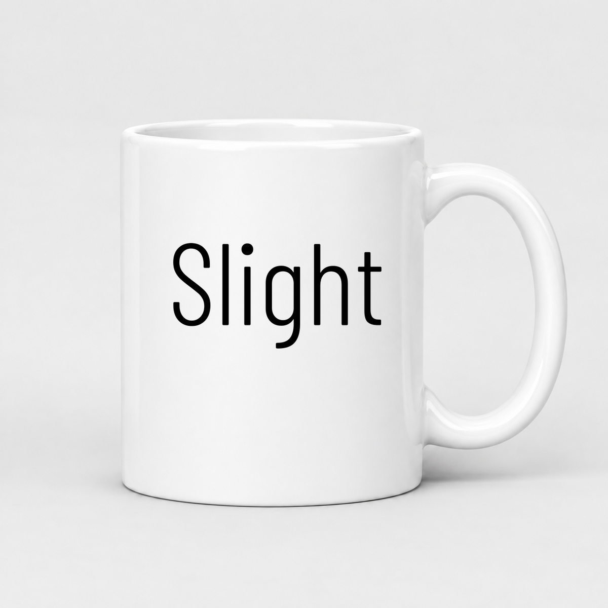 Slight Mug in white