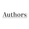 Authors die-cut sticker