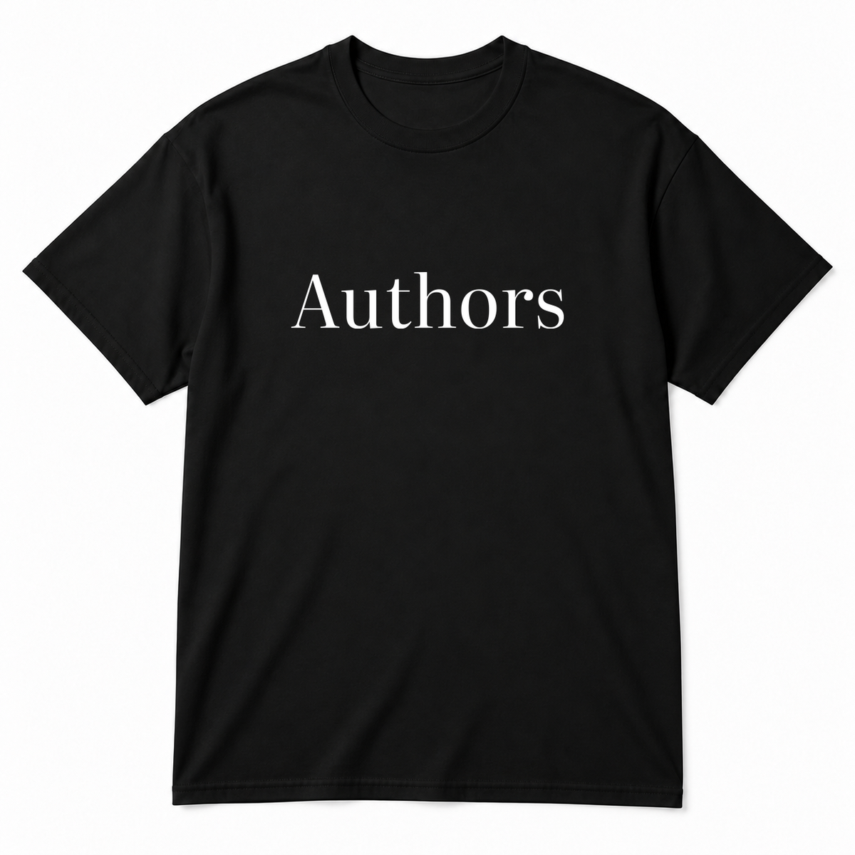Authors T-Shirt in black