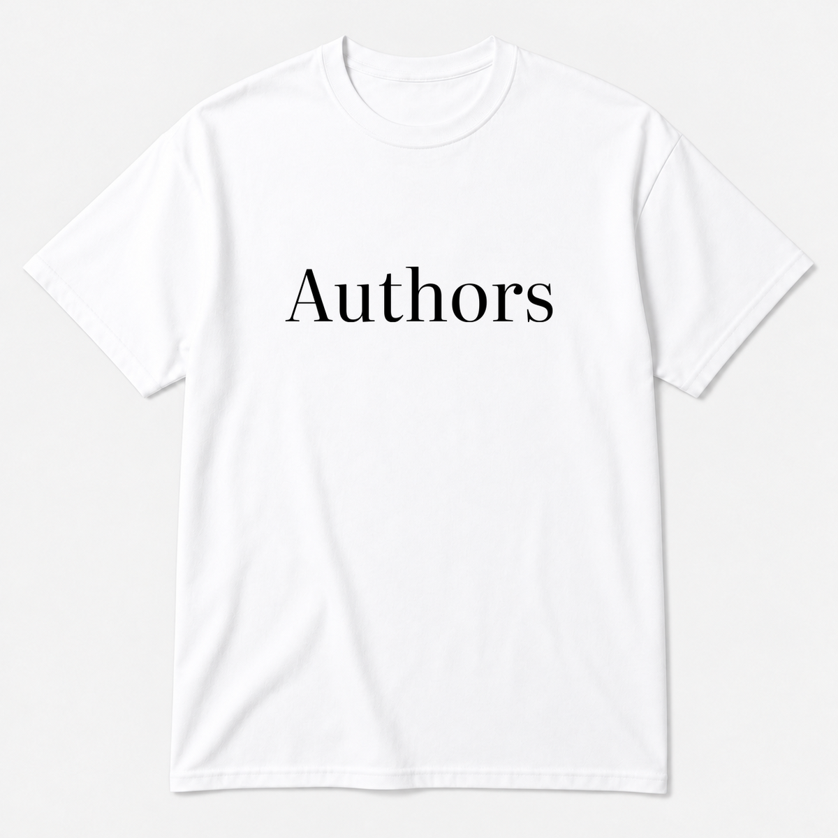 Authors T-Shirt in white