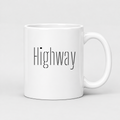 Highway Mug in white