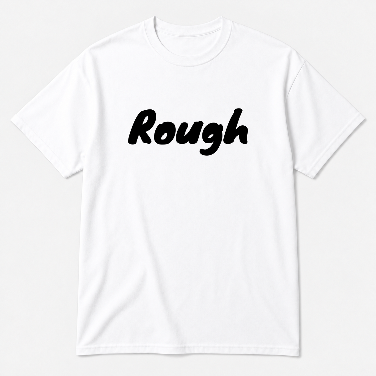 Rough T-Shirt in white