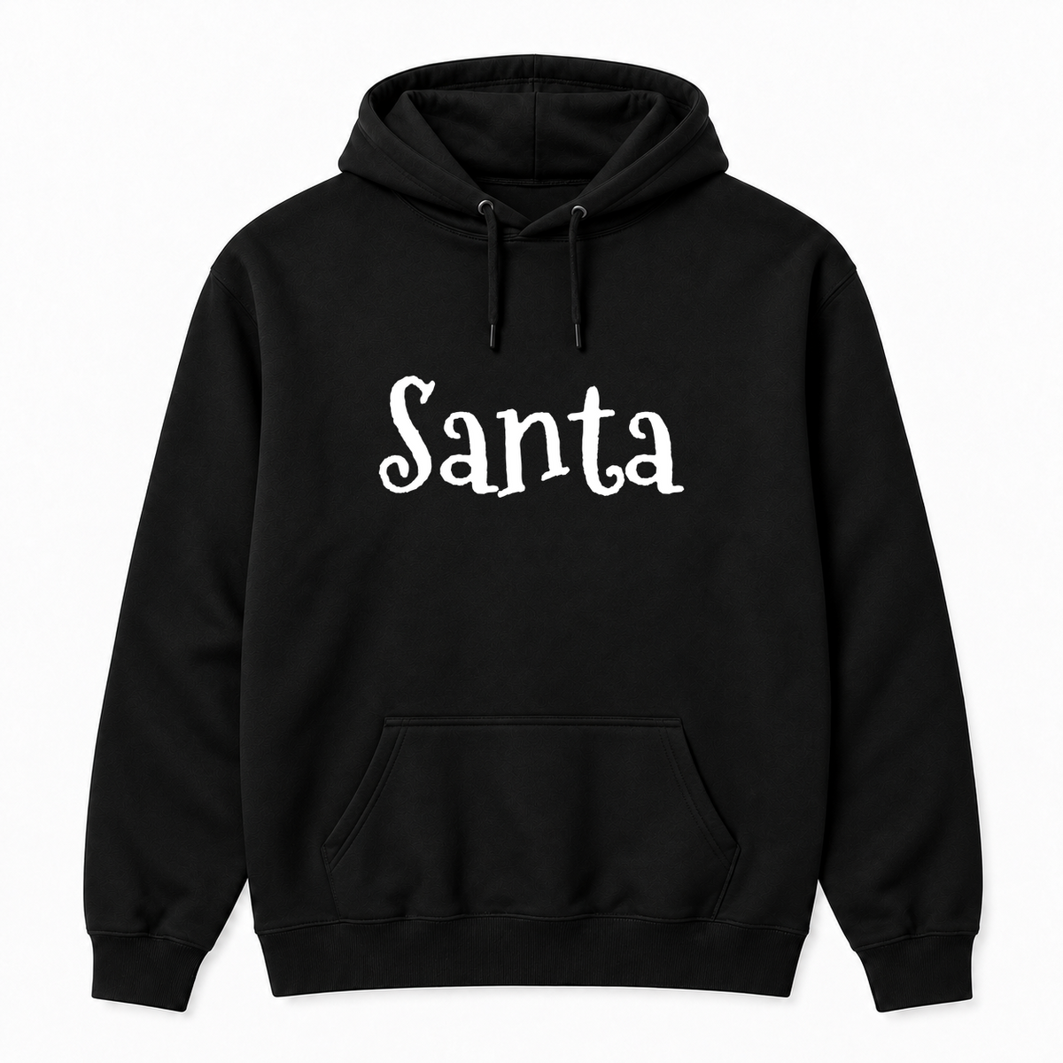Santa Hoodie in black