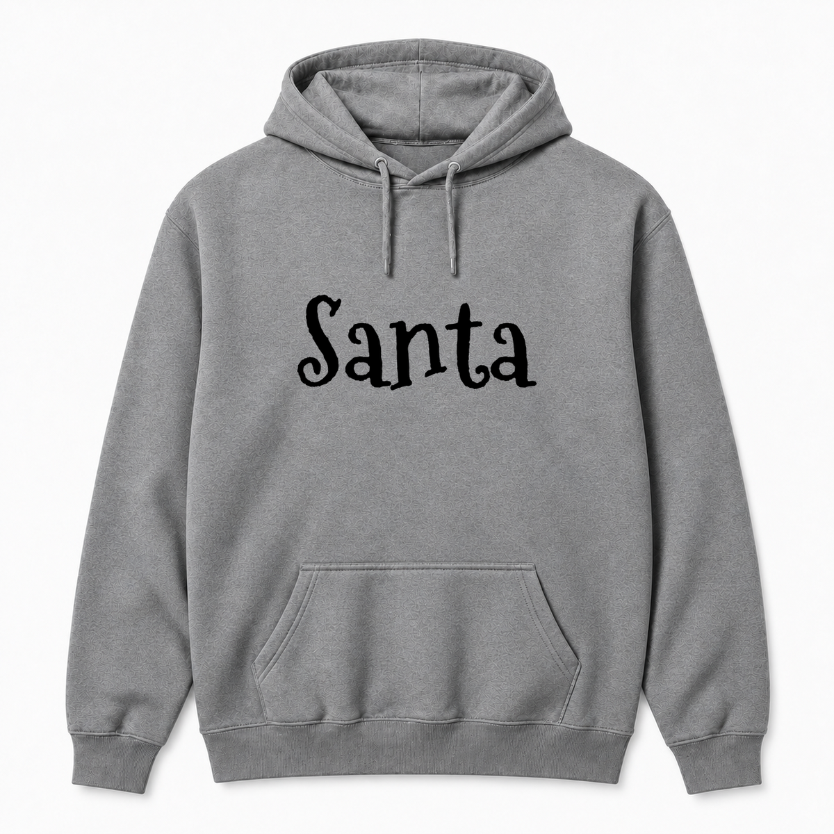 Santa Hoodie in gray