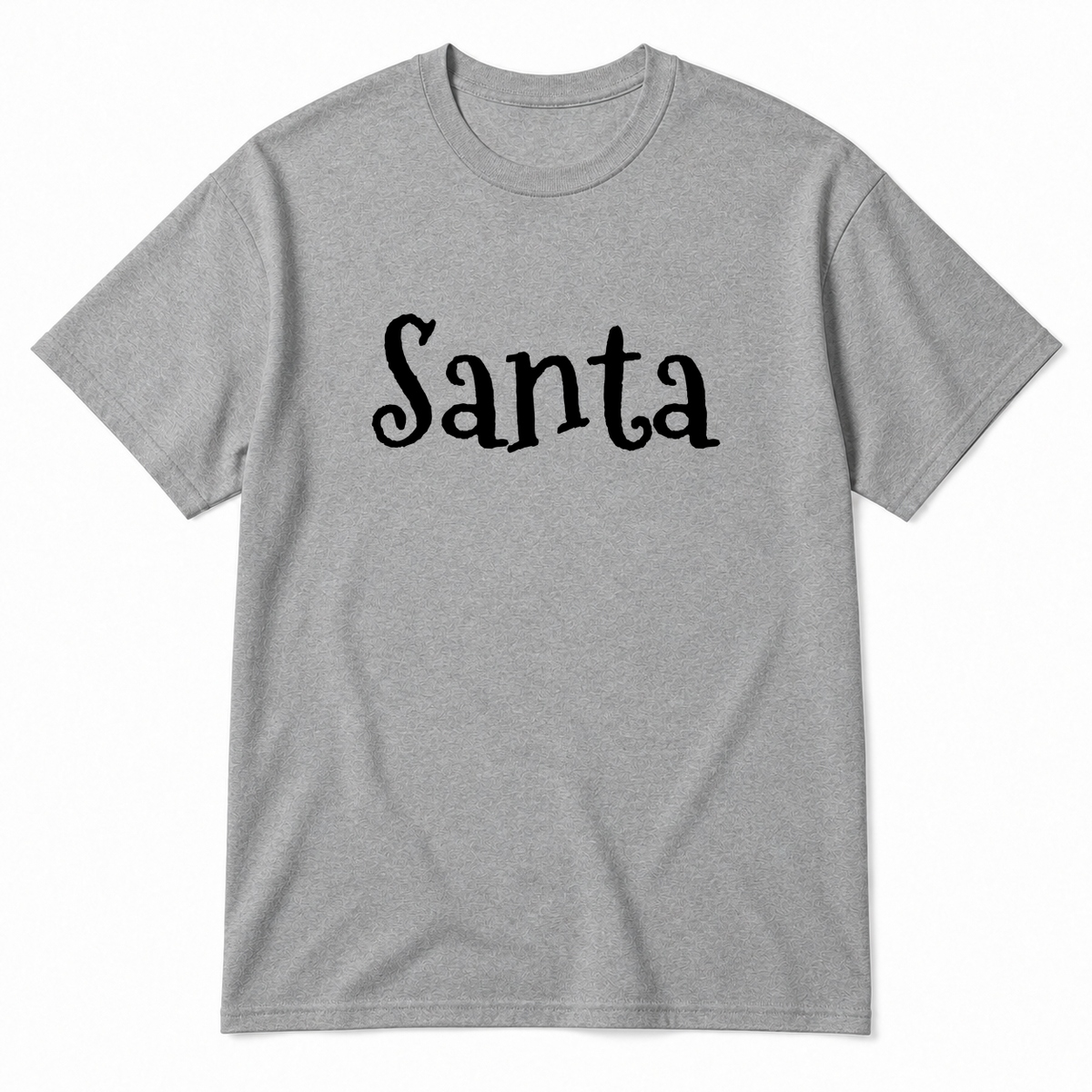 Santa T-Shirt in gray