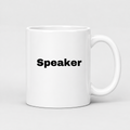 Speaker Mug in white