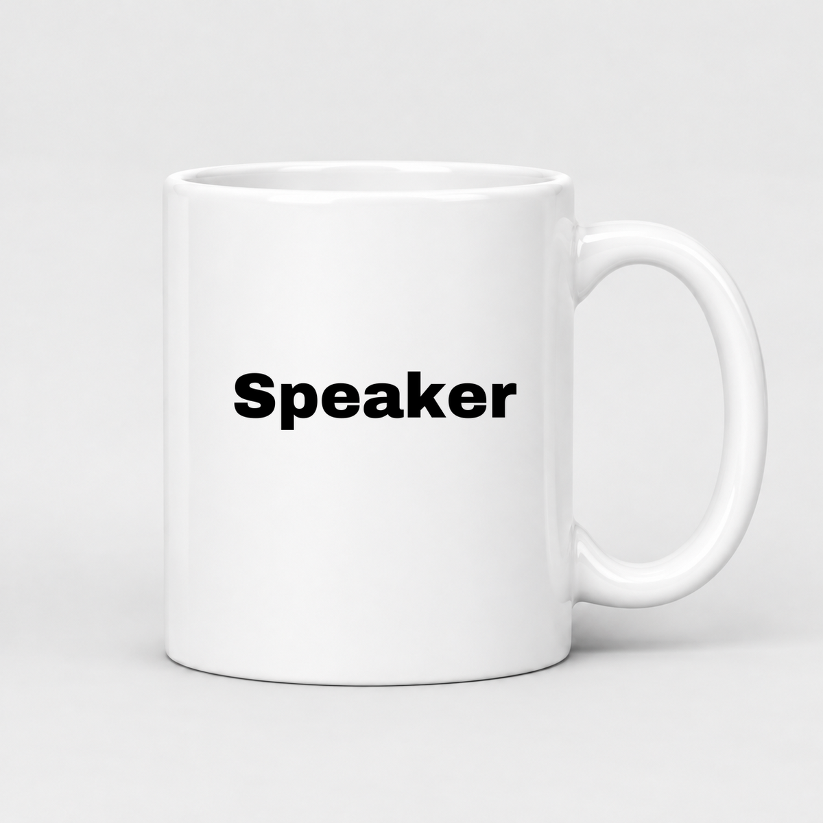 Speaker Mug in white