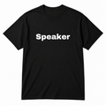Speaker T-Shirt in black