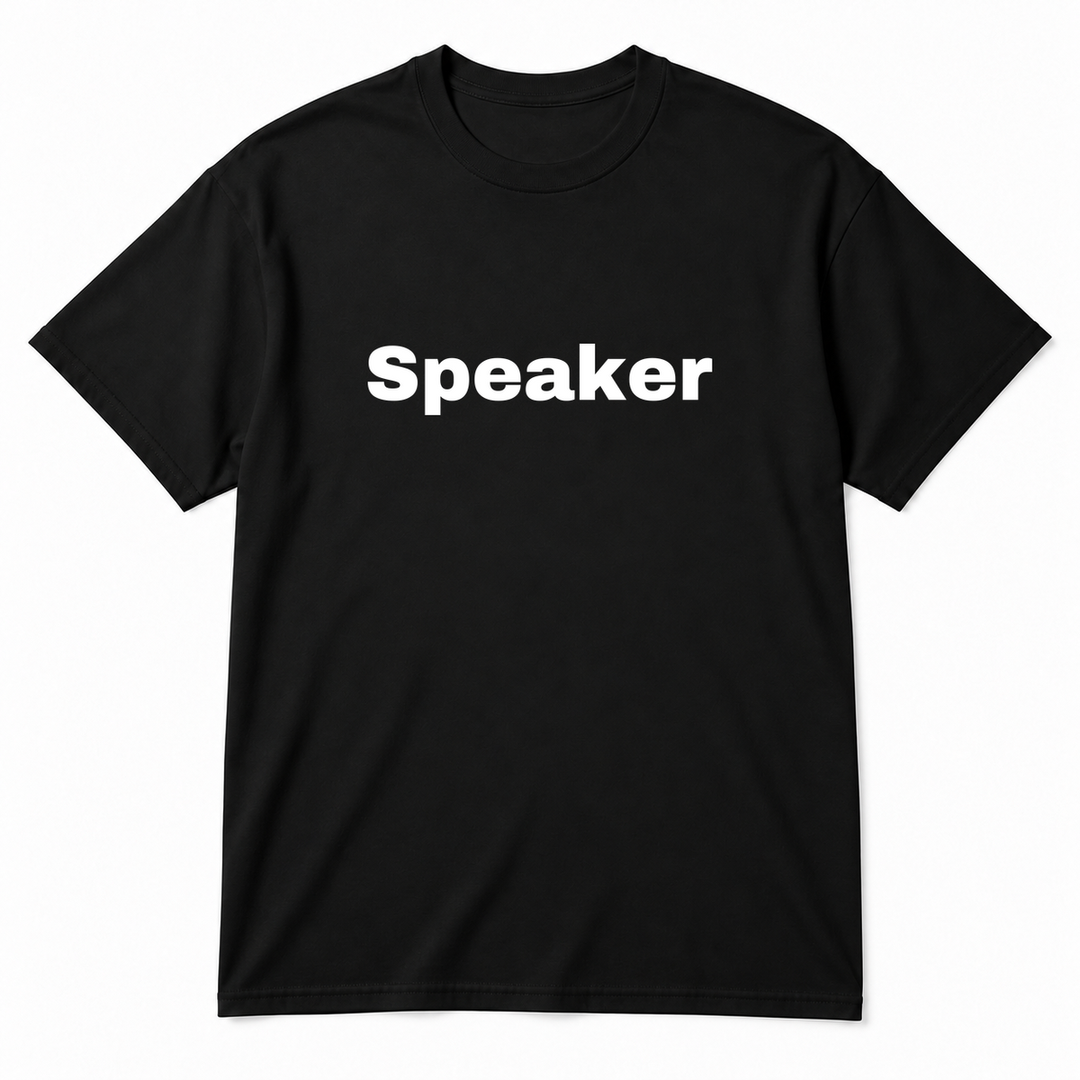 Speaker T-Shirt in black