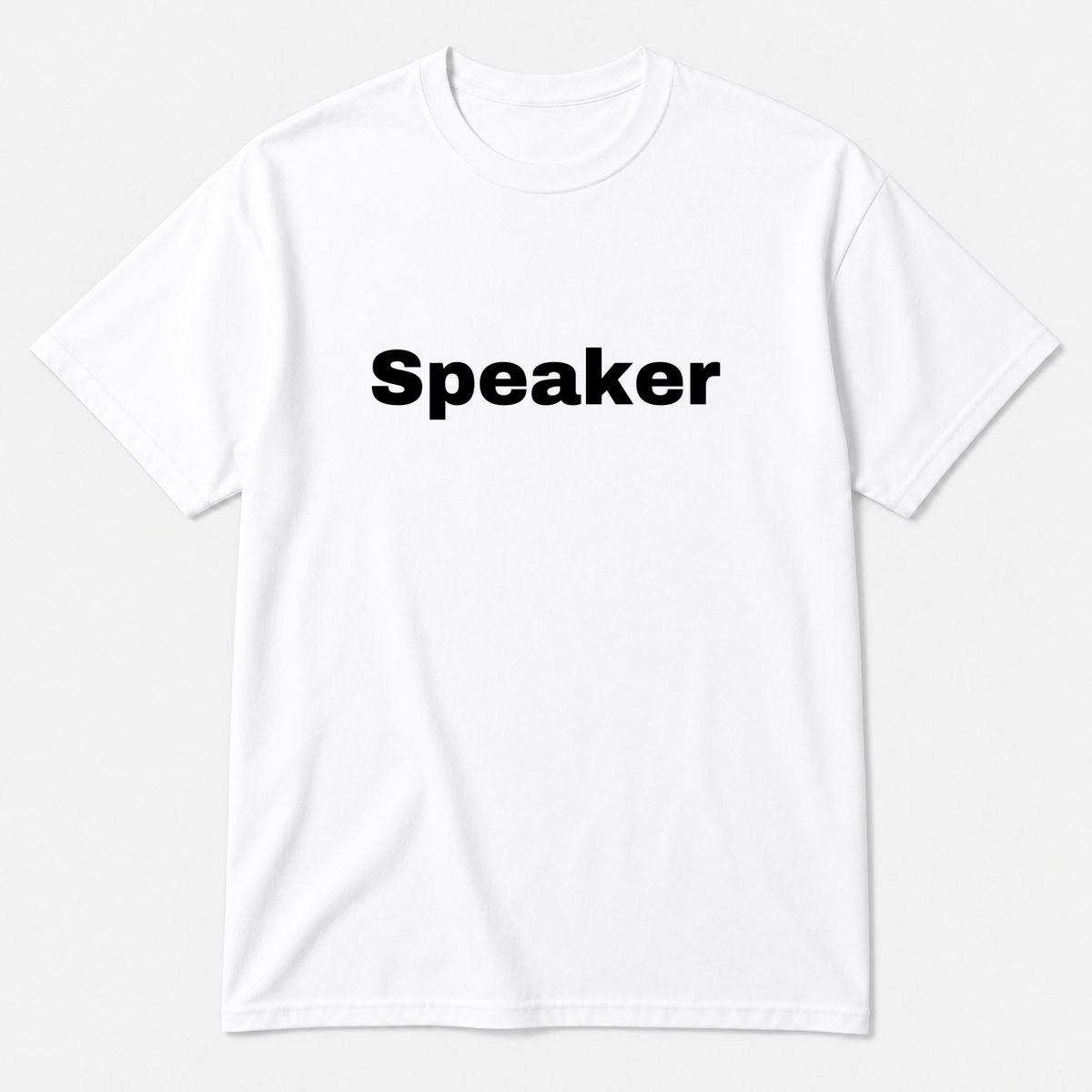 Speaker T-Shirt in white