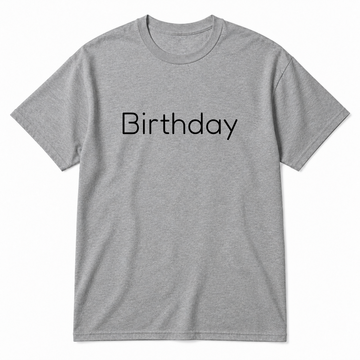 Birthday T-Shirt in gray