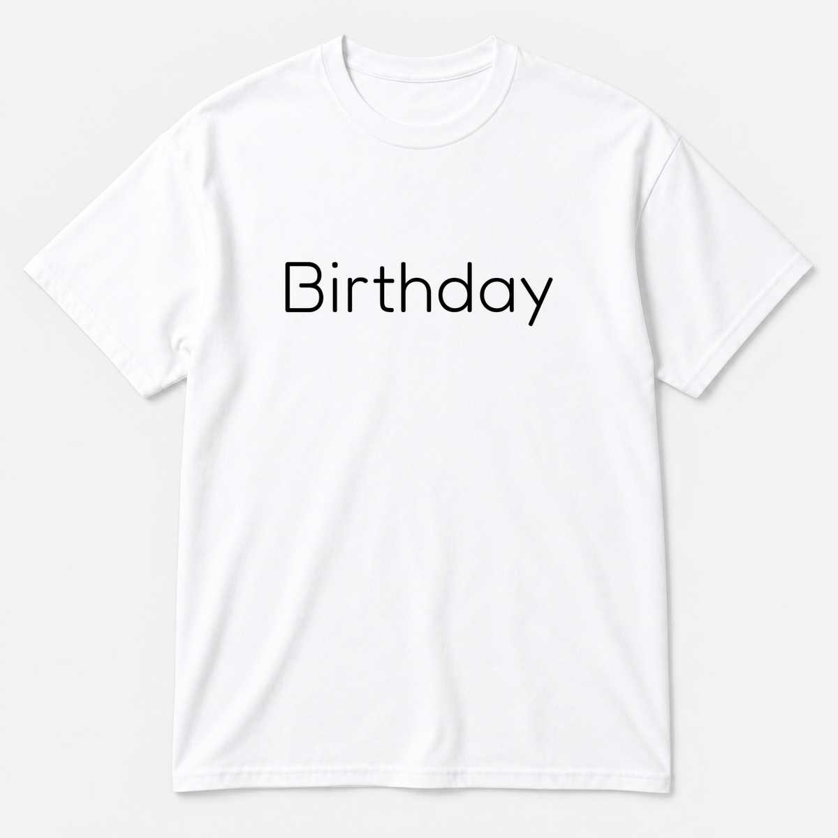 Birthday T-Shirt in white