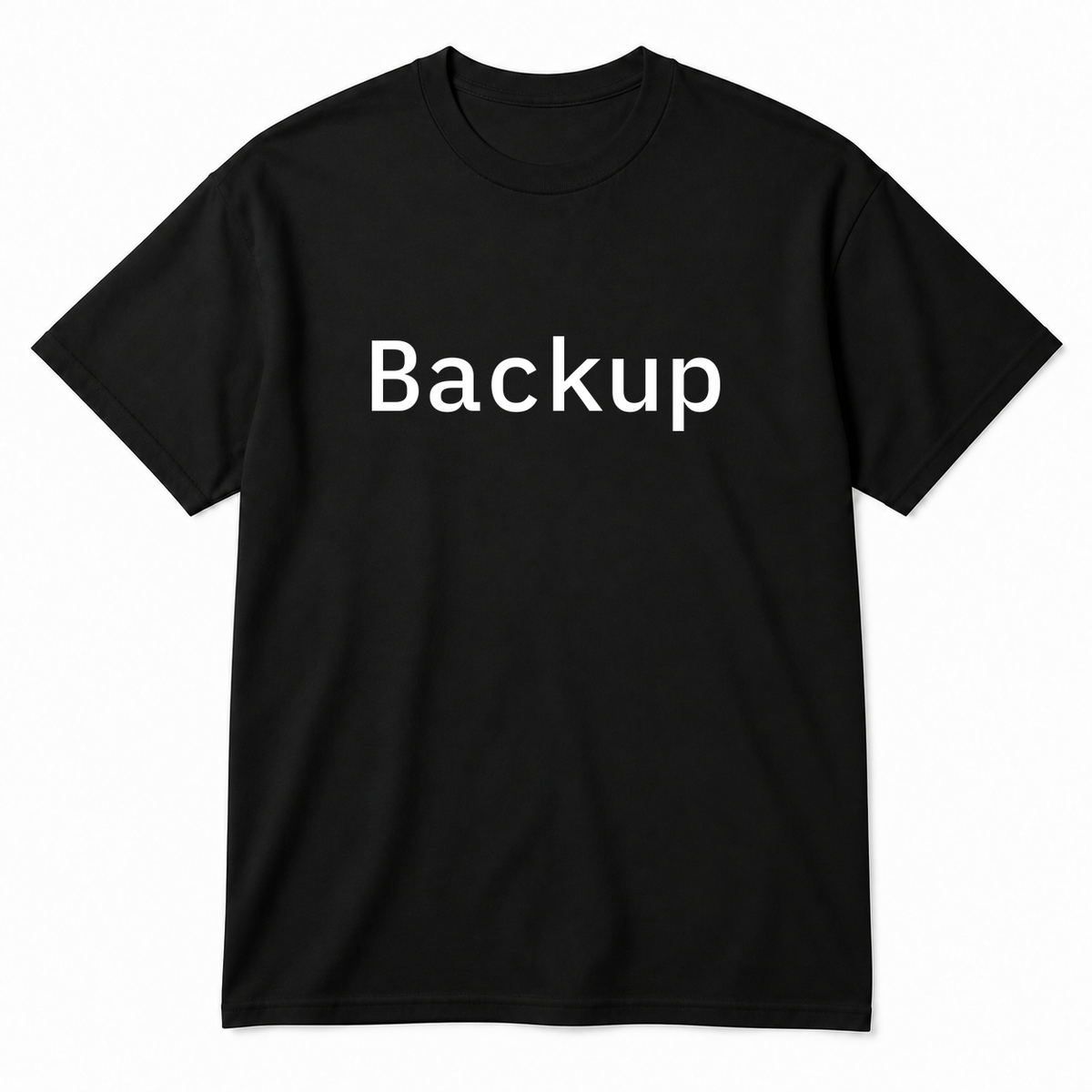 Backup T-Shirt in black