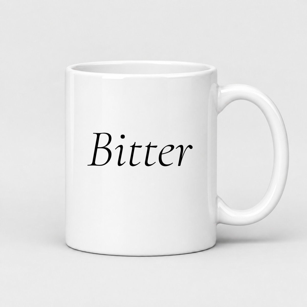Bitter Mug in white