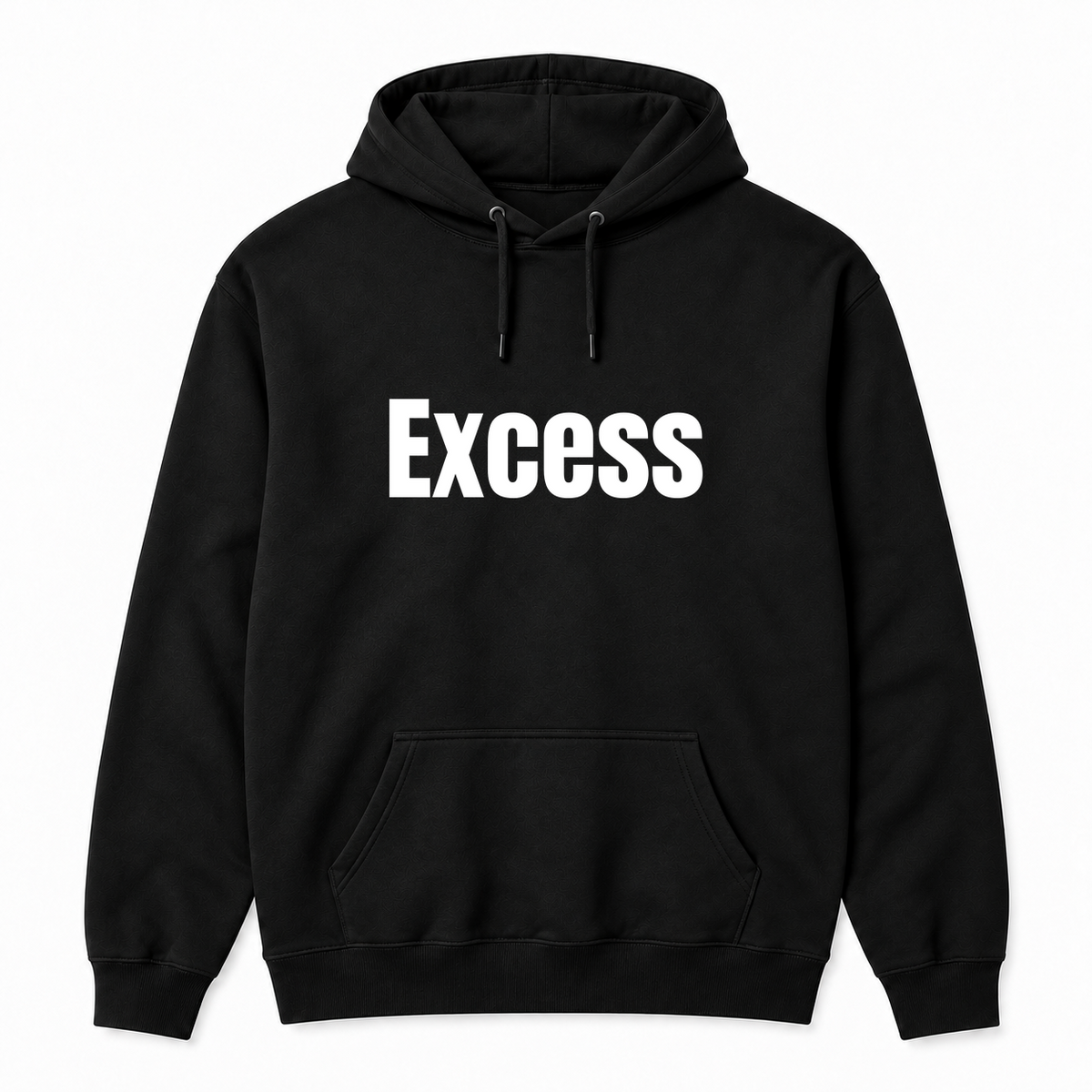 Excess Hoodie in black