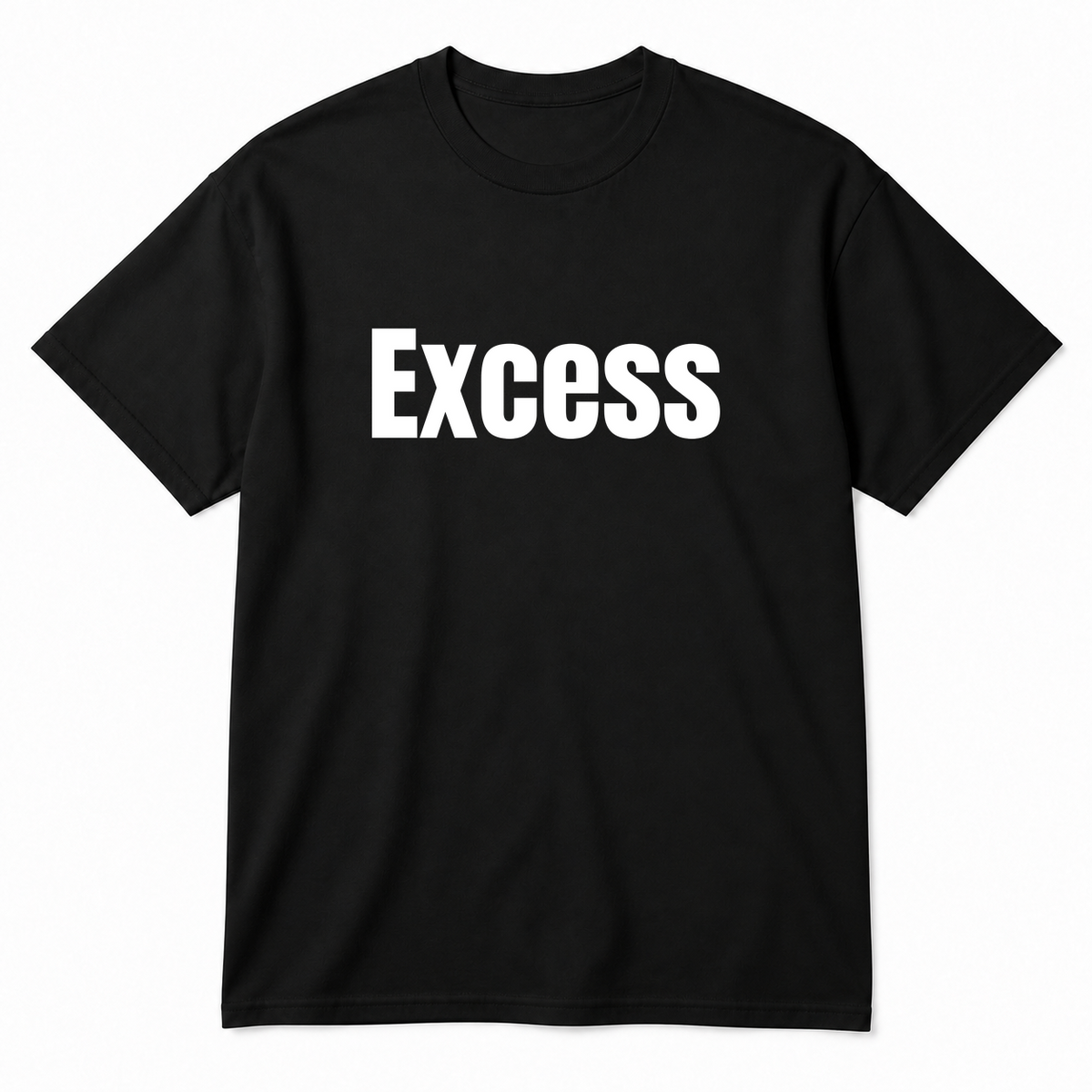 Excess T-Shirt in black