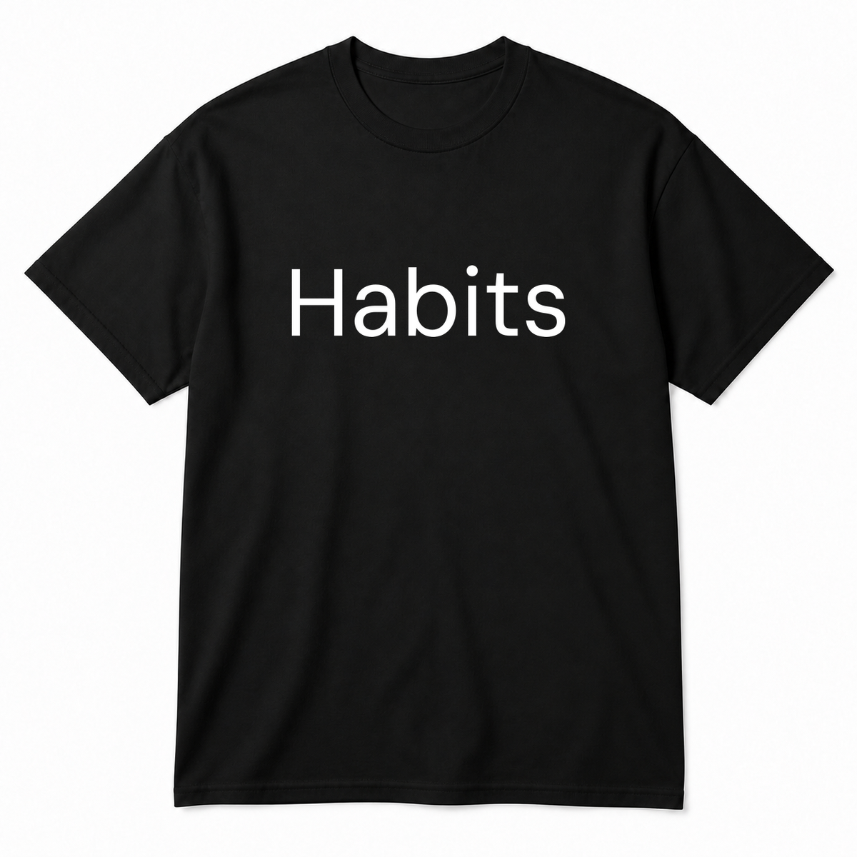 Habits T-Shirt in black