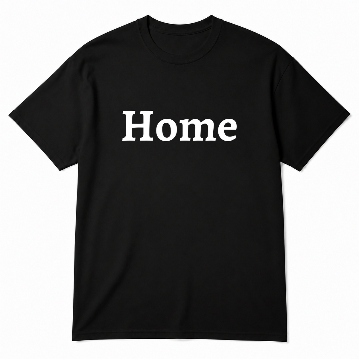 Home T-Shirt in black