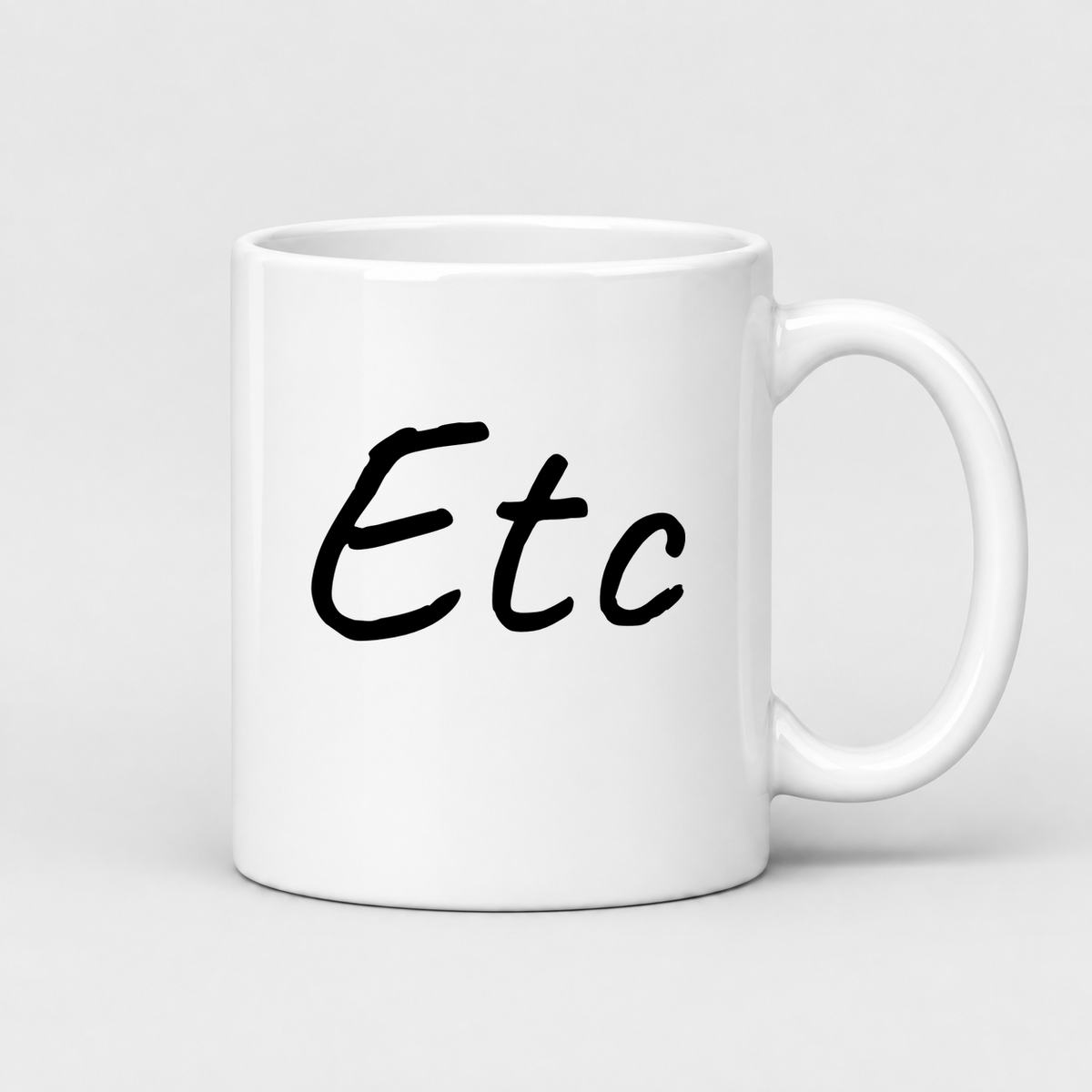 Etc Mug in white