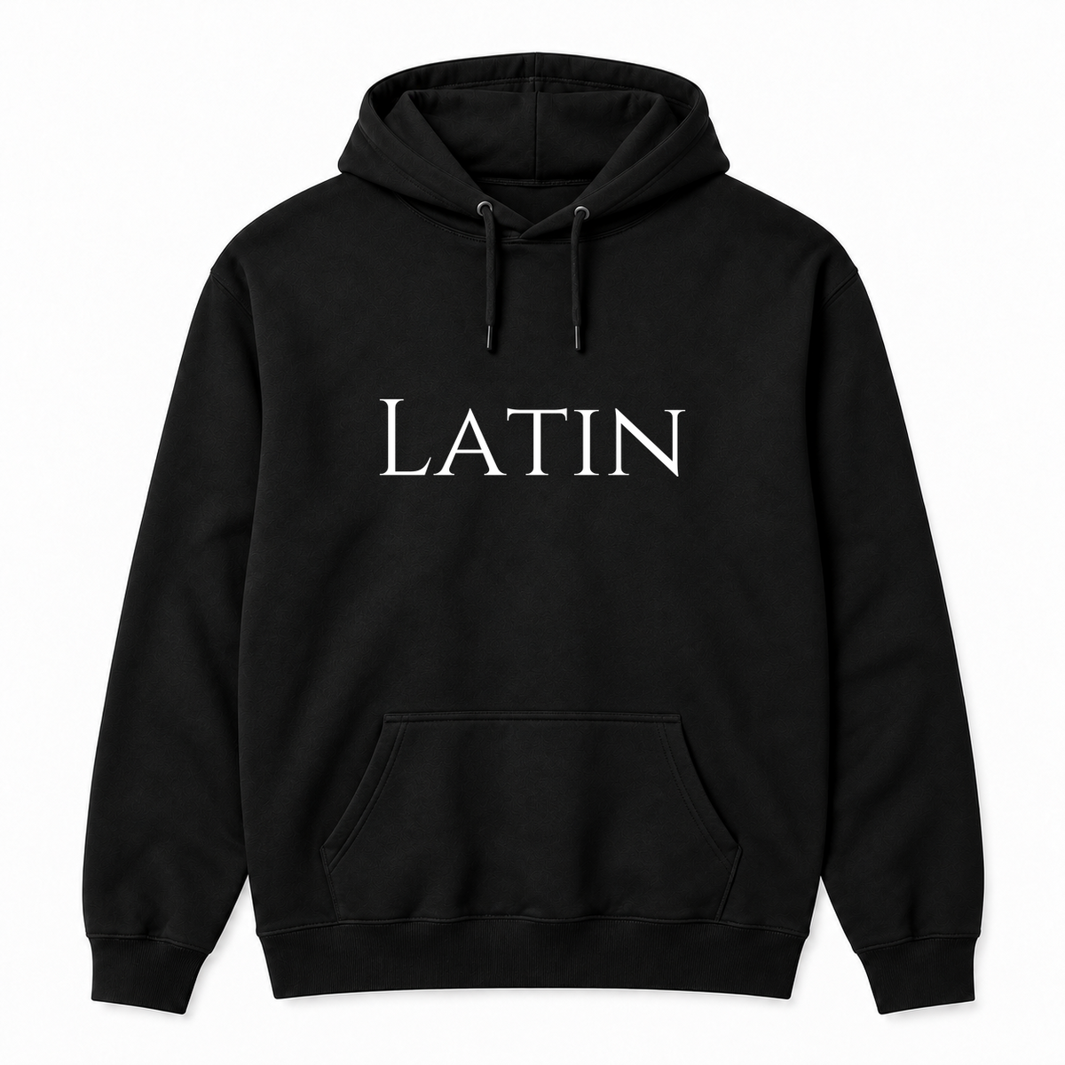 Latin Hoodie in black