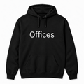 Offices Hoodie in black