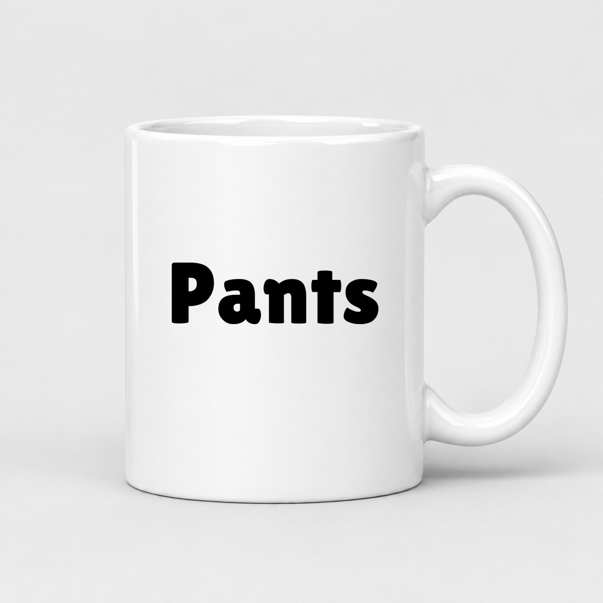 Pants Mug in white