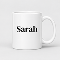 Sarah Mug in white