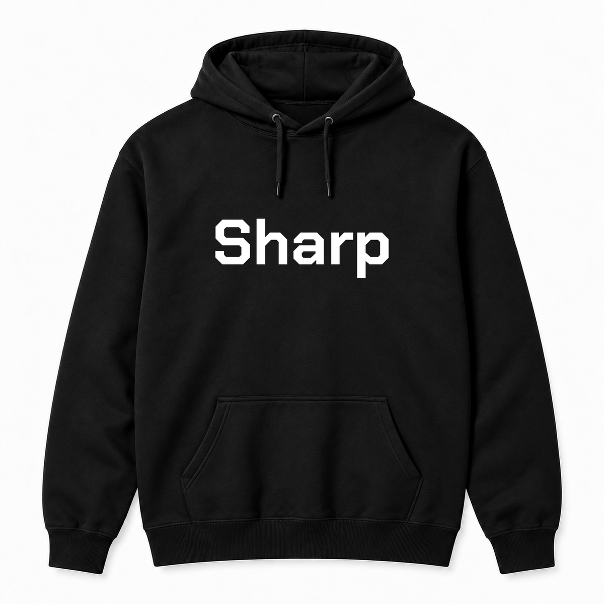 Sharp Hoodie in black