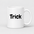 Trick Mug in white
