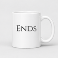 Ends Mug in white