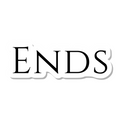 Ends die-cut sticker