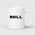 Roll Mug in white