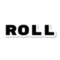 Roll die-cut sticker