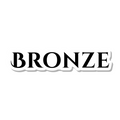 Bronze die-cut sticker