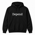 Depend Hoodie in black