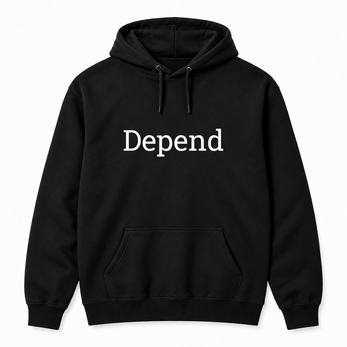 Depend Hoodie in black