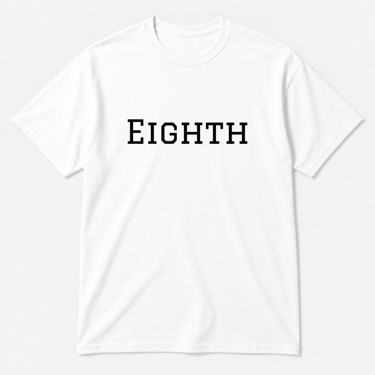 Eighth T-Shirt in white