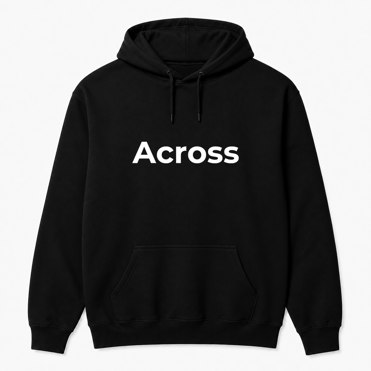 Across Hoodie in black