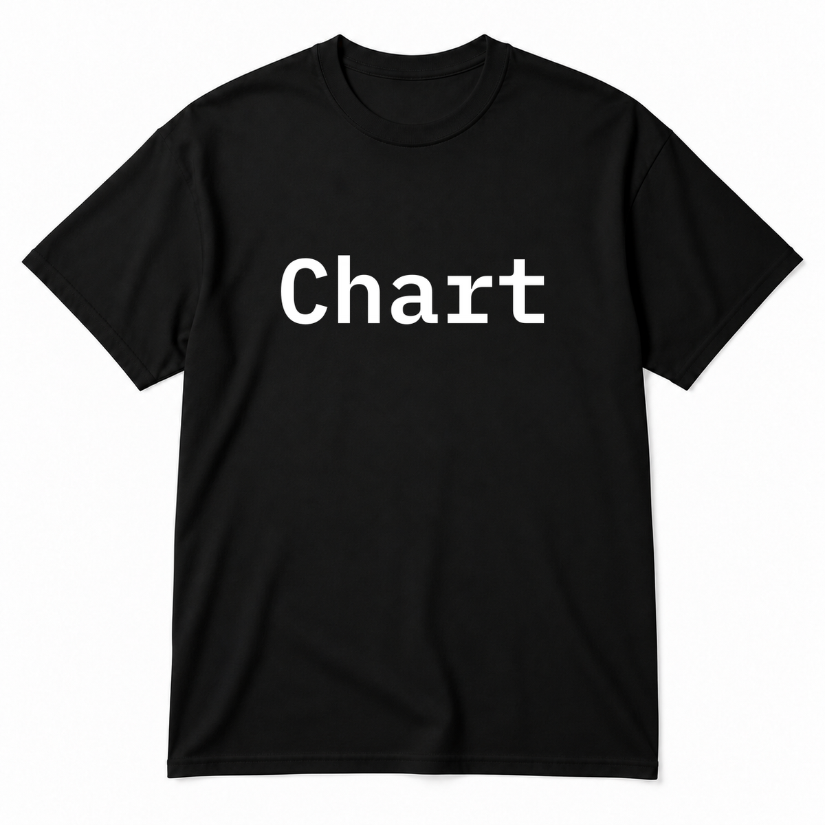 Chart T-Shirt in black