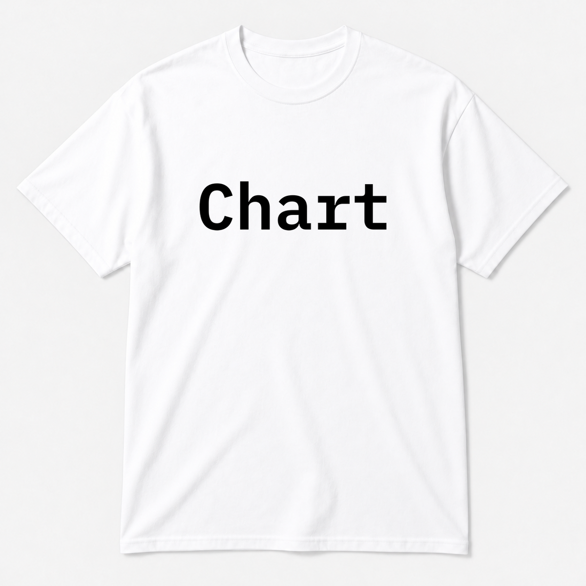 Chart T-Shirt in white