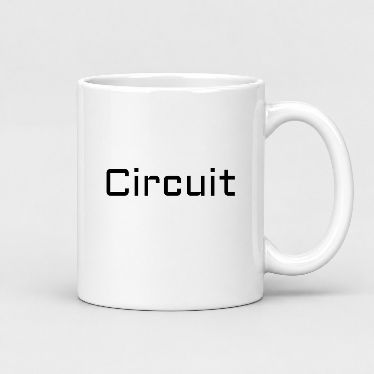 Circuit Mug in white
