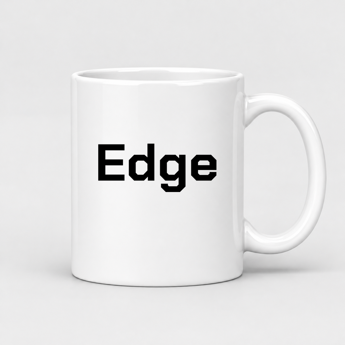 Edge Mug in white
