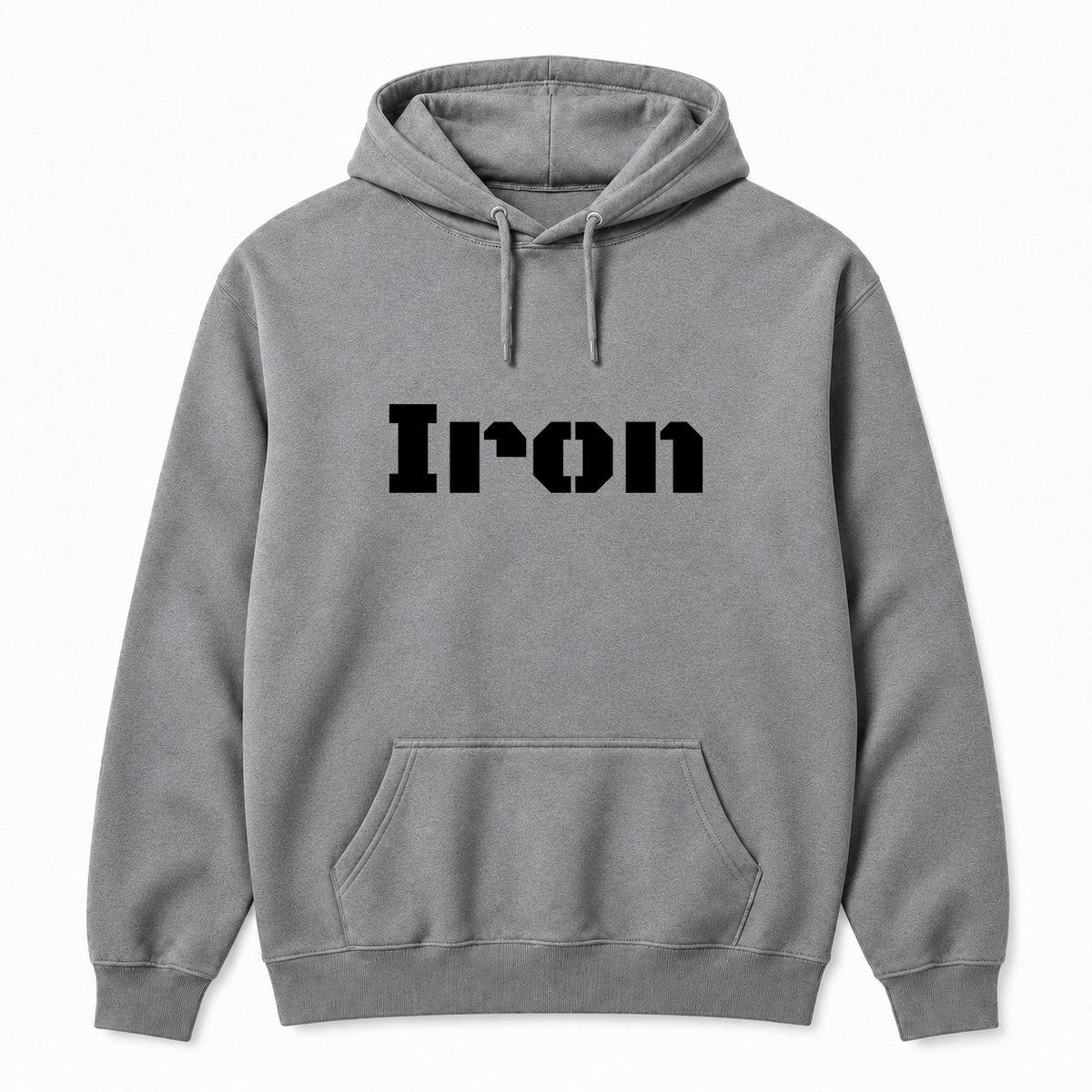 Iron Hoodie in gray