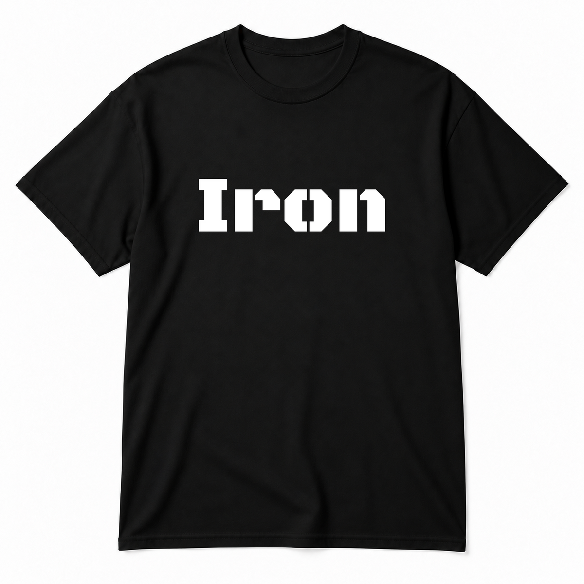 Iron T-Shirt in black
